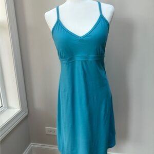 Athleta Aqua Blue Shorebreak Dress